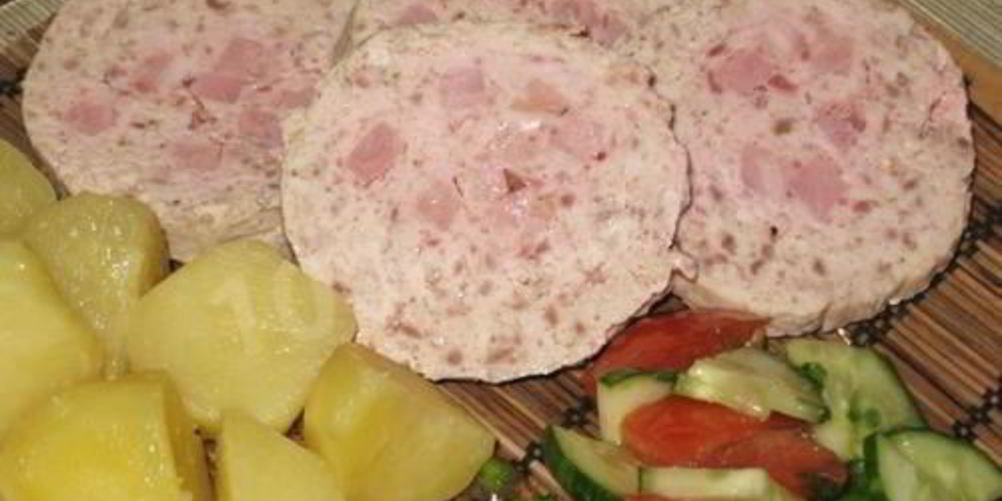 Рецепт домашняя вареная колбаса