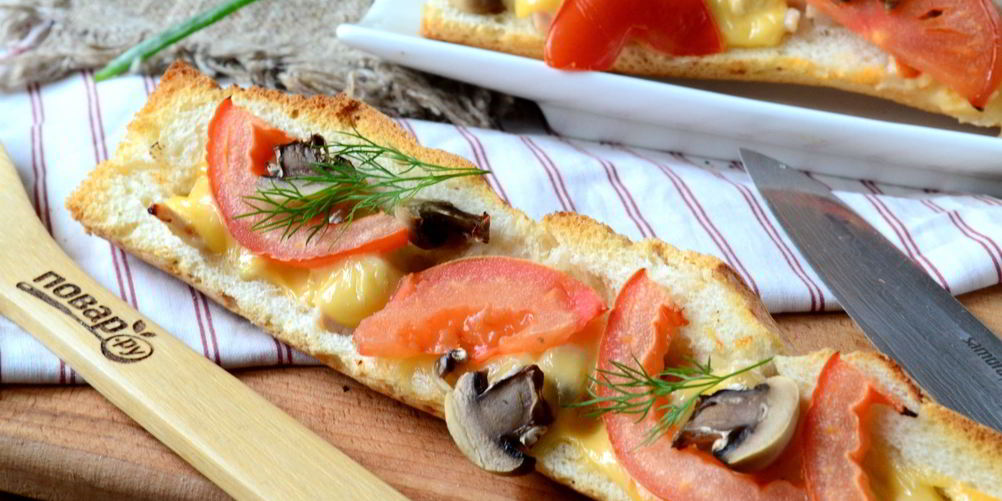 Рецепт фаршированный багет