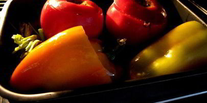 фаршированные томаты и перцы yemista