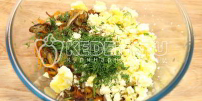 яйца фаршированные грибами