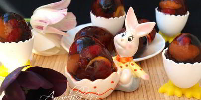 фруктово-ягодные заливные яйца