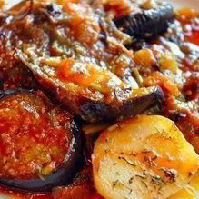 Рецепт Грузинский аджапсандал из овощей