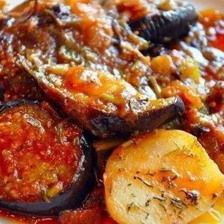 Грузинский аджапсандал из овощей