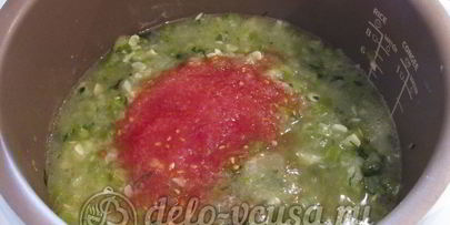 кабачковая икра в мультиварке