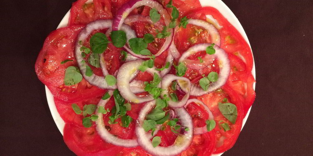 Рецепт карпаччо из помидоров