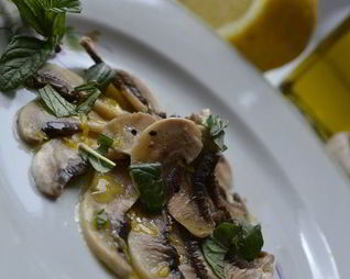 Карпаччо из шампиньонов