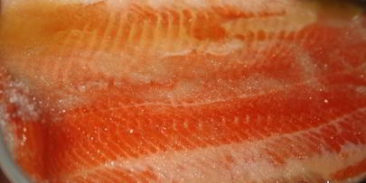 карпаччо из слабосоленой карельской форели