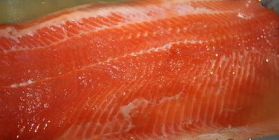 карпаччо из слабосоленой карельской форели