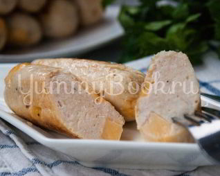 Куриные колбаски с сыром