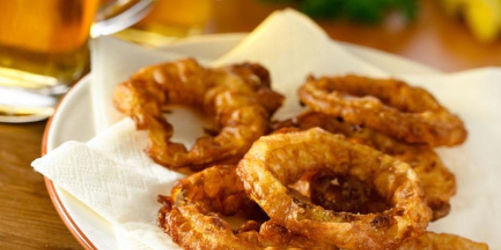 Рецепт луковые кольца в кляре