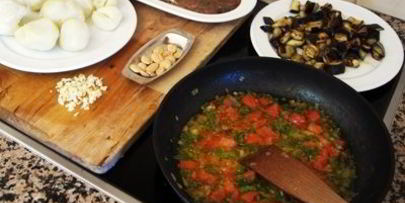 маринованная скумбрия с картофелем и овощами