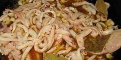 маринованные кальмары