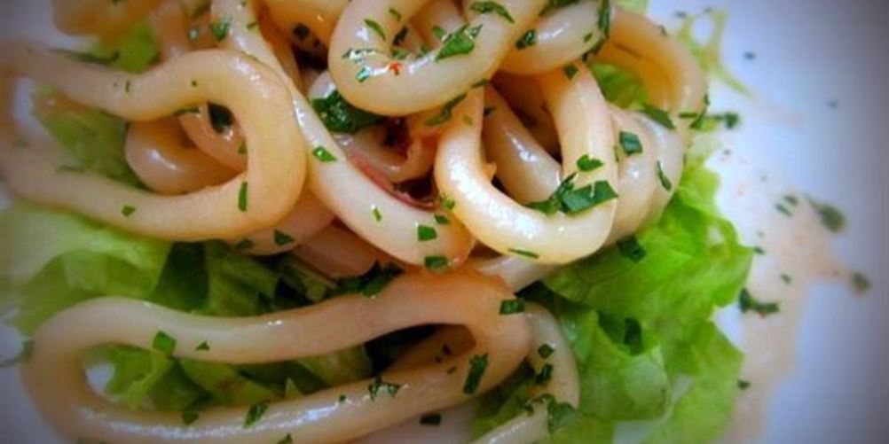 Рецепт маринованные кольца кальмара