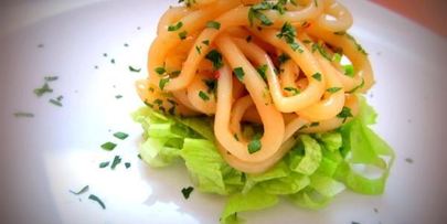 маринованные кольца кальмара