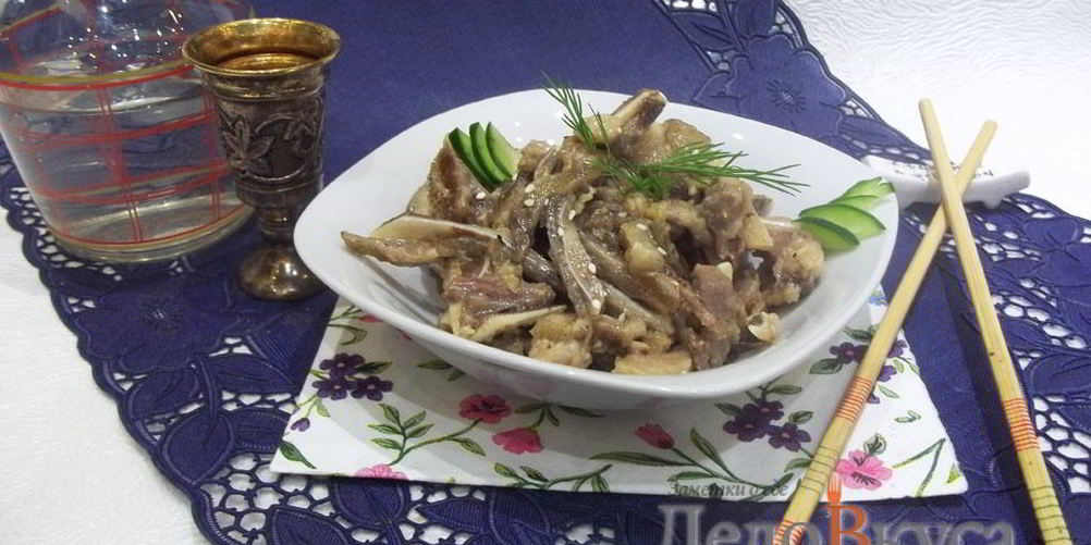 Рецепт маринованные свиные уши