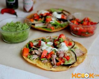 Мексиканская закуска тостадос