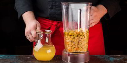 низкокалорийный хумус