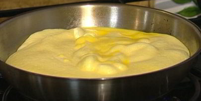 бисквитный омлет с мускатным орехом