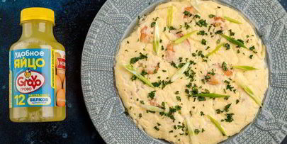 быстрый фитнес-омлет