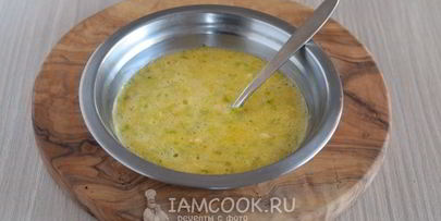 французский омлет с кабачками