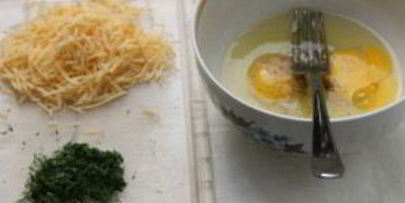 французский омлет с сыром