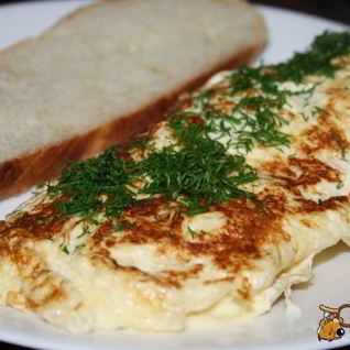 Французский сливочный омлет