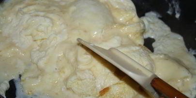 французский сливочный омлет