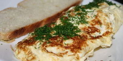 французский сливочный омлет