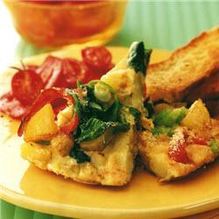 Рецепт Фриттата из картофеля со шпинатом