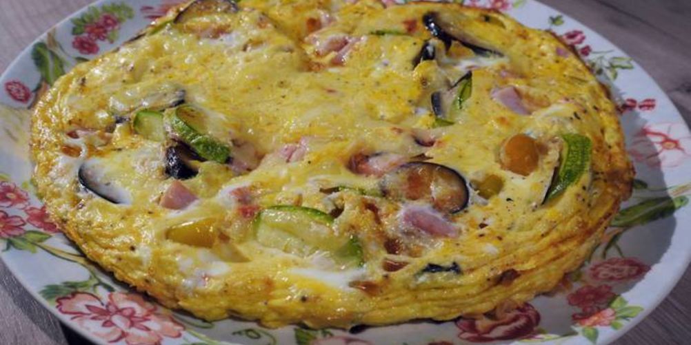 Рецепт фриттата с овощами и сыром