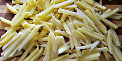 грибная фриттата с картофелем и луком-пореем