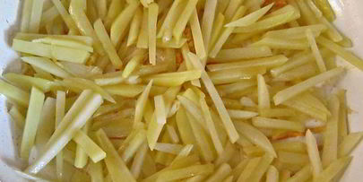 грибная фриттата с картофелем и луком-пореем