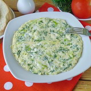 Капустный омлет