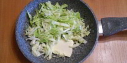 капустный омлет