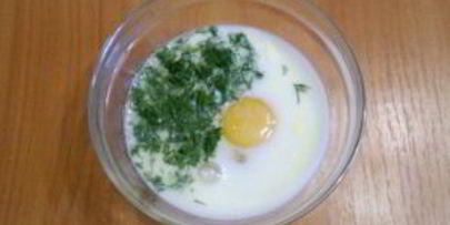 капустный омлет