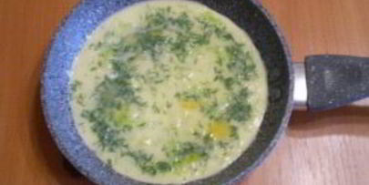 капустный омлет