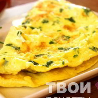 Классический омлет с ветчиной