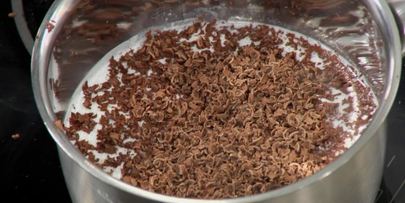 омлет и горячий шоколад