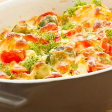 Рецепт Омлет из кабачков с морковью в духовке