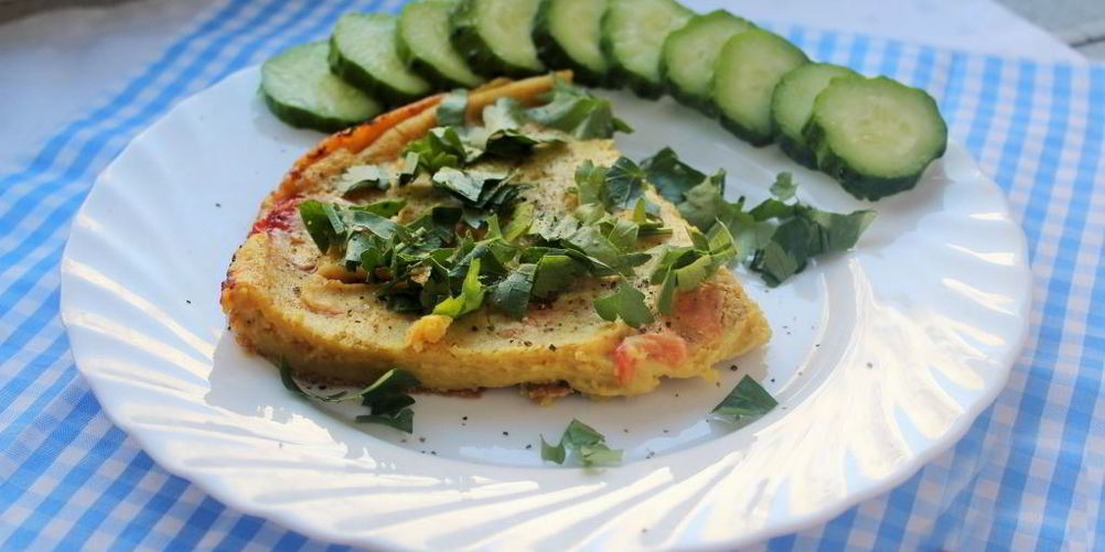 Рецепт омлет из нутовой муки