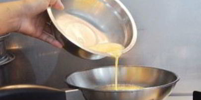 омлет кусочками