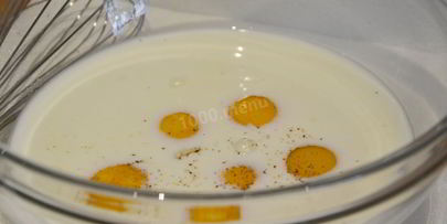 омлет на молоке