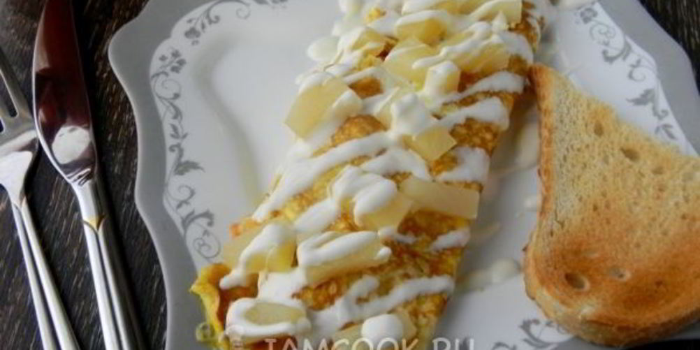 Рецепт омлет по-гавайски