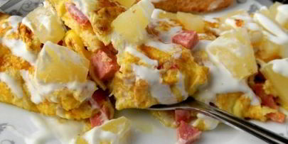 омлет по-гавайски