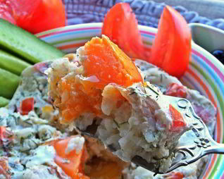 Омлет рыбный Дачный