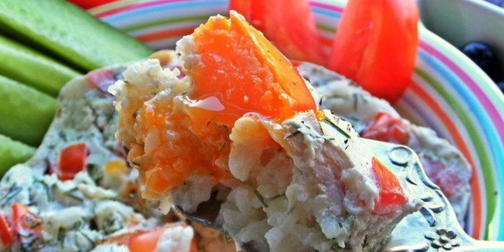 Рецепт омлет рыбный дачный