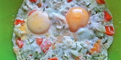 омлет рыбный дачный