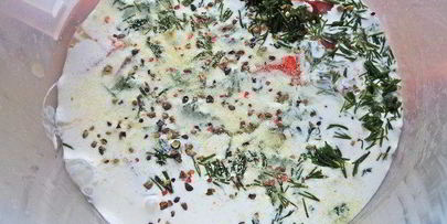 омлет рыбный дачный