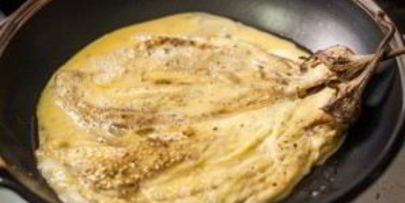 омлет с баклажанами