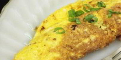 омлет с беконом